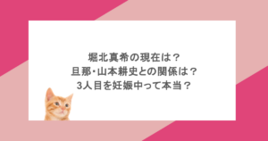 堀北真希の現在は?旦那・山本耕史との関係は?3人目を妊娠中って本当?